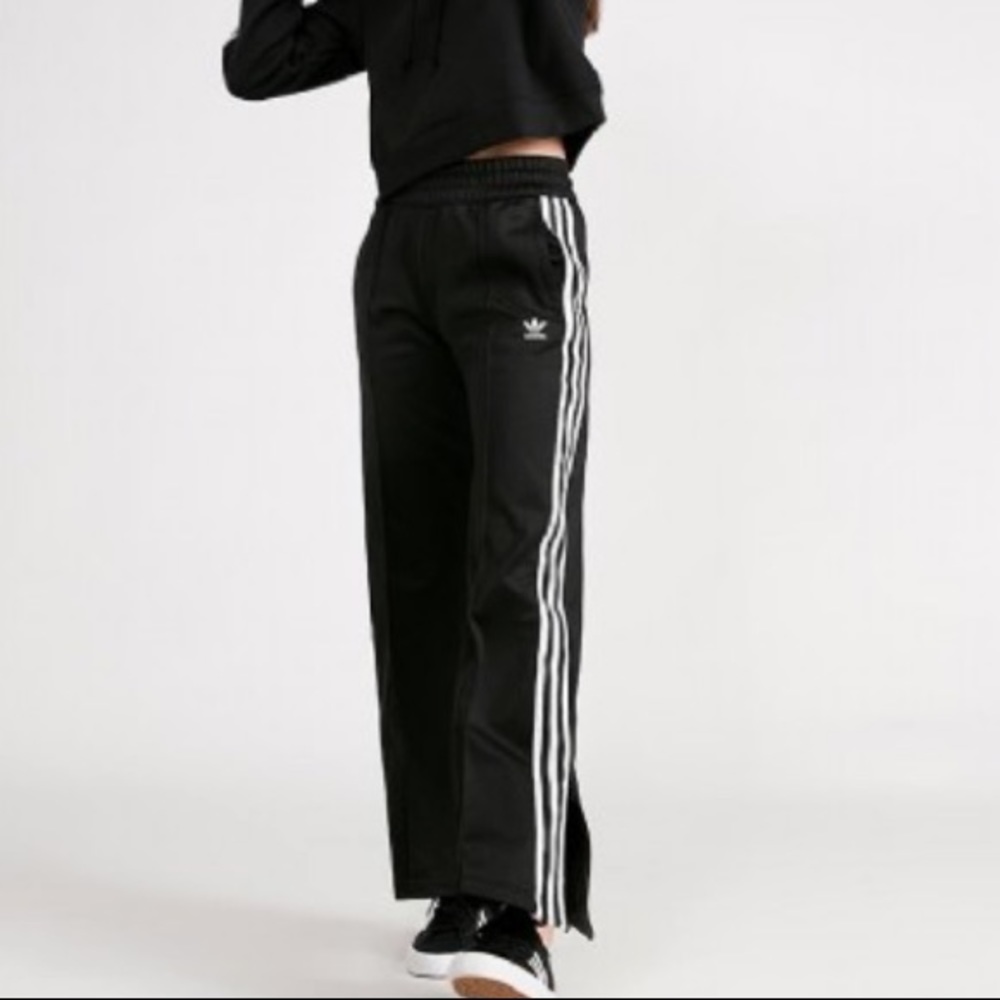 Adidas original wide leg track pants!